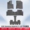 Adecuado para Kla Sorento Híbrido 2021-2025 Tapetes de Piso Tpe 3D Material para Todo Clima