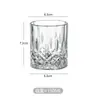 0.1kg Vasos de Whisky, Vasos de Cerveza, Vasos de Vidrio, Alto Valor Estético, Cristalería de Moda, Vasos Creativos para Licores Estilo Europeo