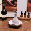 Olla de Aceite Esencial para Spa Tailandés Salón de Belleza Cerámica Hoja Botella de Aceite Esencial Aromaterapia Mezcla Dispensación Bandeja de Spa Set
