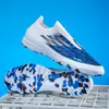 Zapatos de fútbol modelo nuevo 2026, zapatos slip-on sin cordones para mujer, tacos largos AG, tacos para césped artificial TF, zapatos de fútbol para estudiantes adultos hombres