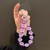 Correa para teléfono mate inspirada en colores dopamina, funda de teléfono, cadena para muñeca, llavero, accesorio para bolso y amuleto anti-pérdida