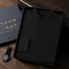 Suéter de cachemira amigable con la piel para hombres de mediana edad y jóvenes, cuello semialto, listo para usar, tejido sin costuras, capa base casual de alta gama