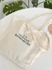 96152 Bolso Tote Estampado de Letras Estilo Fresco Bolso de Hombro al por Mayor Estudiante Casual Bolso de Mano para Compras para Mujeres
