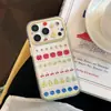 Funda de Teléfono Móvil Manzana Fruta de Verano Colorida 17Pm Iphone16 Transparente 14 Color Creativo Graffiti 15 Adecuada para 17 Suave