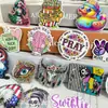 Nuevos Accesorios para Bolsos de Pato Gato Arcoíris con Brillo de Dibujos Animados Acrílico Lindos Parches DIY Acrílico