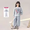 Tutu Elefantito Ropa Infantil Sudadera para Niñas 2026 Primavera Nuevo Conjunto Cómodo Conjunto de Dos Piezas Top y Pantalones para Niños