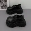 Sapatos Mocassins Cabeça Grande Femininos Estilo Britânico 2026 Temperamento Tendência Elegante Primavera Mais Vendido Sapatos Individuais Sola Grossa Aumentadores de Altura Sapatos Pequenos de Couro