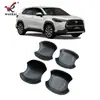 Adecuado para Toyota Corolla Cross Exterior Modificado Tazón de Puerta Anti-Rayaduras Marco Decorativo Especial Cubierta Protectora