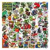 50 Pegatinas de Ratfink para Agendas, iPads, Computadoras, Patinetas, Decoración de Maletas, Pegatinas Transfronterizas con Elementos de Moda
