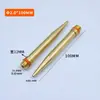 Pistola de pegamento termofusible boquilla personalizada cabezal de pistola de pegamento orificio fino boca de orificio pequeño 1 mm de ancho boca plana accesorios pegamento punta de cobre universal