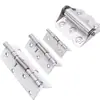 Bisagra de resorte doble de acero inoxidable cierre automático de puerta retorno cierrapuertas pequeño mini reparador bisagra plegable de 4 pulgadas