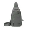 Bolso Cruzado Repelente al Agua para Deportes al Aire Libre, Unisex, Bolso de Hombro Sencillo, Gran Capacidad, Portátil, Bolso de Pecho de Moda