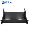 Chasis de control industrial de aluminio completo 2U, chasis de servidor, mango, revestimiento de óxido, chasis de amplificador de potencia estándar de 19 pulgadas en stock