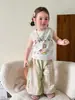 Ropa para Niños Inco Chaleco para Niñas Verano Delgado Casual Estampado Dibujos Animados Ropa para Niños Clase a Sin Mangas Top para Bebé Niña