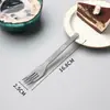 Colheres Descartáveis de Alta Qualidade para Comida Ocidental em Estilo Americano, Embaladas Individualmente para Salada, Lanches Leves, Garfos e Colheres para Melancia, Plástico Espessado Comercial para Levar