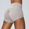 Shorts Deportivos Yushuai de Cintura Alta, Shorts de Ciclismo Ajustados con Sensación de Piel Desnuda, Shorts de Fitness Estilo Europeo y Americano para Glúteos de Durazno, Shorts de Yoga de Alta Elasticidad