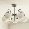 Lámpara de Techo para Sala de Estar Bauhaus Frijol Mágico de Gama Alta Minimalista de Diseñador para Comedor Pasillo Luminaria Principal