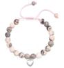 Pulsera de Piedra Volcánica Turquesa Blanca de Venta Caliente en Vivo Pulsera de Pareja para Mujer Pulsera de Cuentas Negra y Blanca Inconstante para Pareja de Novio