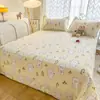 Lençol de Cama Individual Estilo Fresco de Verão para Dormitório de Estudante Cama Individual/Casal 1,5m, Amigo da Pele, Adequado para Dormir Nu, Conjunto de Roupa de Cama Três Peças para Uso Doméstico