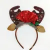 Amazon Novo Natal Decorativo Headband Headwear Crianças Adulto Fontes Do Partido Decorações de Natal Headband