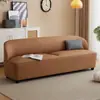 Sofá de Cuero Rascador de Gato Nórdico para Apartamento Pequeño Sala de Estar Sencilla Tienda Moderna Área de Descanso Tela para Ropa Sofá de Dos o Tres Plazas