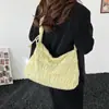 Bolsa Cruzada 2026 Estilo Coreano Nube Suave para Mujer, Bolso de Hombro Plegado de Nicho, Bolso Cruzado Acolchado de Moda