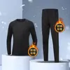 Roupas de Esqui de Secagem Rápida para Crianças, Roupa Térmica de Inverno, Body de Veludo, Camada Base, Conjunto Esportivo para Meninos, Meninas