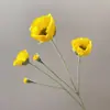 Flores de Amapola Artificiales de Alta Calidad, Amapola de Hielo, Flores Falsas, Flores de Seda al por Mayor, Amazon, Aliexpress, Pintura al Óleo, Transfronterizo