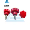 Tornillo de Acero Inoxidable 304 Rojo Mango de Siete Estrellas Mango de Baquelita Flor de Ciruelo Tornillo de Estrella Perilla de Siete Ángulos M81012