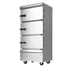Gabinete de cocción al vapor en capas multi-puerta, gabinete de cocción al vapor comercial de tres puertas de ahorro de energía, caja de vapor, carrito para estofar mariscos y cocinar sopas al vapor, caja de vapor al por mayor