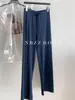 Pantalones cómodos, de tacto fresco, de tres colores tipo mantequilla con un diseño holgado, versátil, adelgazante, fino y de pierna recta, pantalones casuales de pierna ancha para el verano de 2026