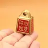 Peso de Latón para Balanza Deseo Cumplido Atrae Riqueza y Tesoro Oficial Celestial Otorga Bendiciones Artículo de Mano Juguete Creativo Artesanía Regalo Adorno