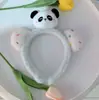 Nueva Diadema de Panda Linda y Súper Adorable, Pasador de Panda de Dibujos Animados 3D, Accesorio Floral para el Cabello