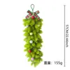 Corona de Navidad de venta cruzada más vendida para colgar en la pared Decoración navideña ambiente festivo Colgante de pared de vid artificial Vid navideña