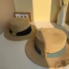 Nuevo Sombrero de Paja Francés de Ala Corta Estilo Hepburn para Mujer, Sombrero de Sol de Ala Corta de Verano, Sombrero de Sol Tejido para Playa