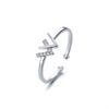 Xiao Zhan Wang Yibo Aidou Mesmo Pulseira Brincos Anel W Letra terno Série Diamante Brincos Colar V Duplo