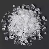 Grava de Cristal Blanco Adornos de Cristal Natural Pulsera Purificación Desmagnetización Piedra Contenedor Cuenco de Vidrio Caja de Almacenamiento de Joyería Mayoreo