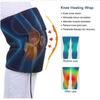 Funda de rodillera calefactora eléctrica para hombres y mujeres, pierna fría vieja, calefacción, rodillera cálida, artefacto a prueba de frío para articulaciones con masajeador de compresa caliente