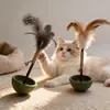 Juguete para Gatos Muñeco Oscilante Gadget de Autoentretenimiento, Bola de Hierba Gatuna, Palillo para Masticar, Juguete de Hierba Gatuna, Palo Estimulador para Gatos Venta al por Mayor