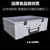 Caja de Plástico Rectangular Portátil con Tapa para Piezas de Ferretería, Caja de Herramientas de Escritorio, Organizador para Papelería, Juguetes y Almacenamiento de Lego