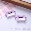 Mini vajilla de dibujos animados, plato, modelo de cuchara de dibujos animados, adorno para muñeca en miniatura, regalo, lindo juego de cocina de juguete