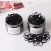 Elásticos de Cabelo para Meninas, Pequenos Elásticos de Cabelo de Alta Elasticidade, Cordas de Cabelo Descartáveis, Anéis de Cabelo Duráveis, Elásticos de Cabelo Pretos, Elásticos de Cabelo Infantis Que Não Danificam o Cabelo