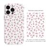 Capa de Celular Popular da Amazon com Design Floral Ins Adequada para Apple 15/16Pm Cobertura Total Anti-Queda Capa de Filme para 13Promax