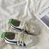 Recomendado 2025 Sapatos Planos Forrest Gump, Novos Outono Finos Color Block Esportivos Versáteis, Tênis Casuais, Estilo Popular