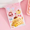 Pegatinas 5D tridimensionales con relieve para niñas, dibujos animados infantiles, autoadhesivas, impermeables, decoración DIY para funda de teléfono, patrones pequeños
