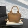 Bolso de Cubo de Moda Trendy para Comercio Exterior 2025 Nueva Versión Coreana Bolso de Hombro Casual Bolso Cruzado Versátil de Alta Gama
