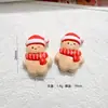 2026 Novo Papai Noel Boneco de Neve Sino Acessórios de Resina Conjunto de Natal diy Acessórios de Cola Cremosa Capa de Celular