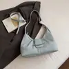 Bolsa Plissada Texturizada Estilo Coreano para Mulheres 2026 Nova Moda de Verão Bolsa Tote de Axila Bolsa Transversal Casual para Ombro