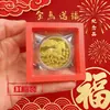 2026 Moneda Conmemorativa Sólida Caballo del Zodiaco Relieve Tridimensional Medalla Conmemorativa Souvenir Cinco Bendiciones Buen Comienzo para Negocios
