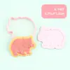 Serie de Animales de Alivio Moldes para Estampar y Cortar Galletas DIY con Diseño de Prensa 3D Realista, Imprescindible para Hornear